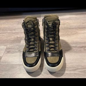 H&M X Balmain Hi-Top Sneakers